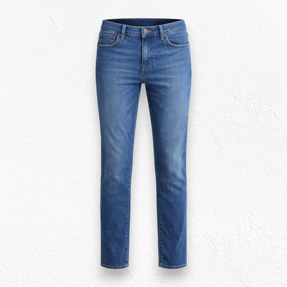 J Brand Medium Wash High Waisted Classic Casual Stretchy Skinny Jeans Size 32